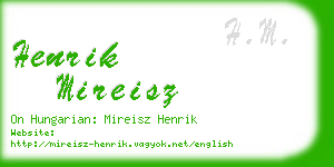 henrik mireisz business card